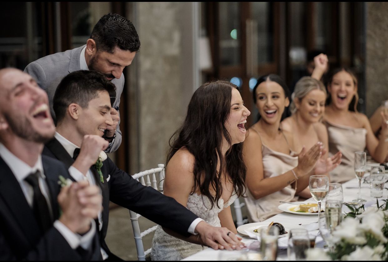 Jordan Vassallo, mc-master of ceremonies in Sydney