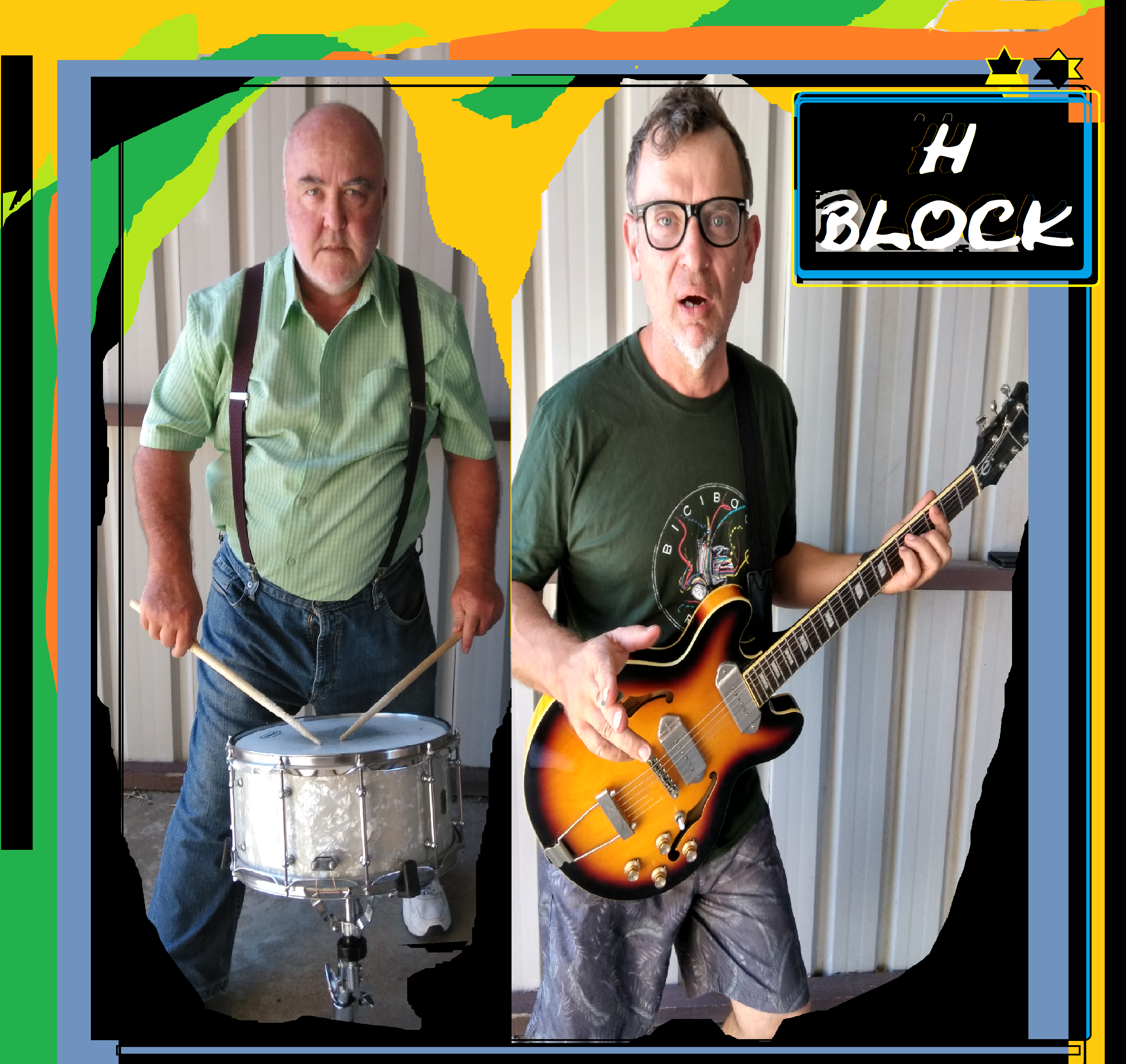 H Block, musical duo in Adelaide