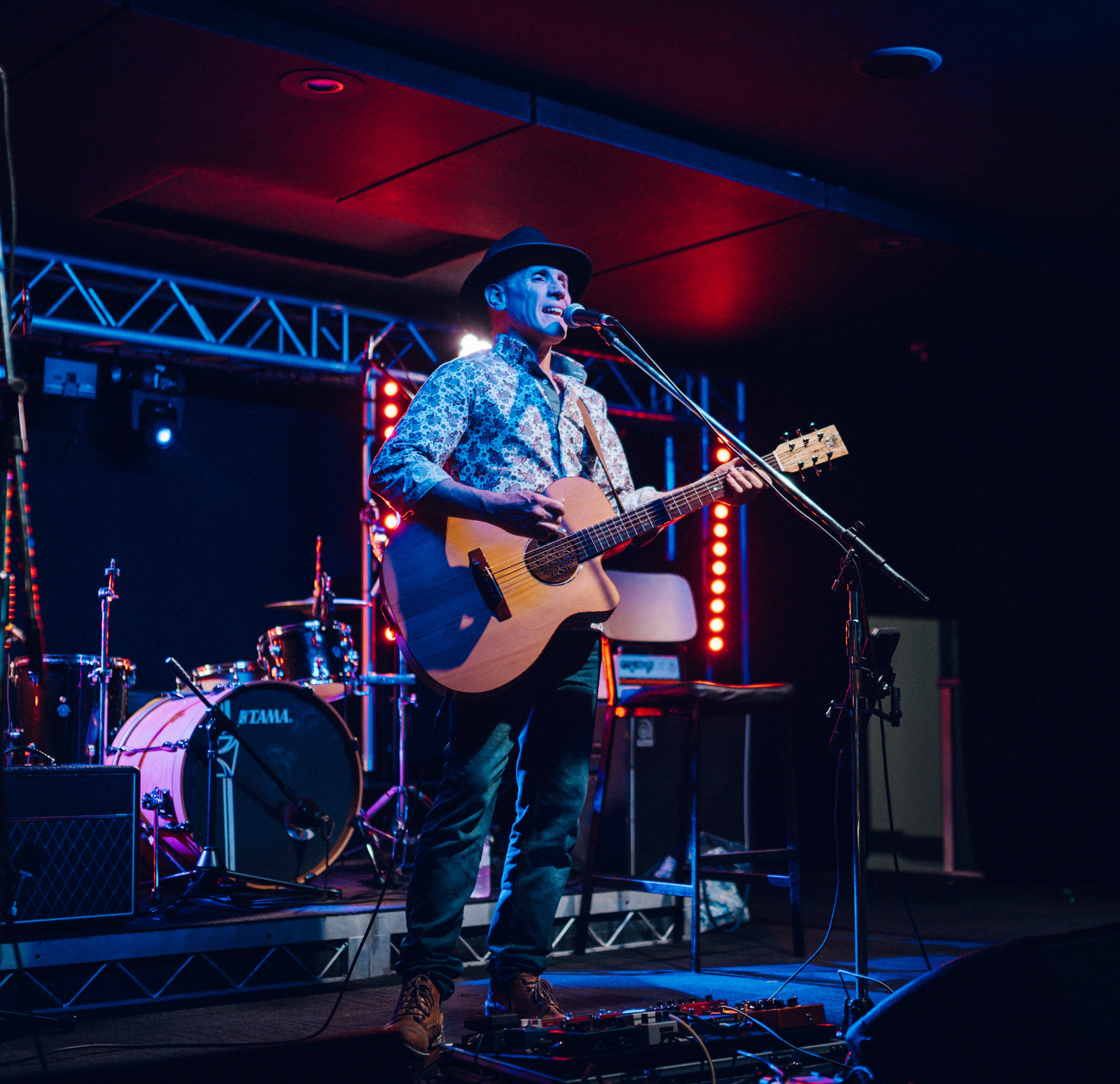 Greg McInnes, singer in Brisbane