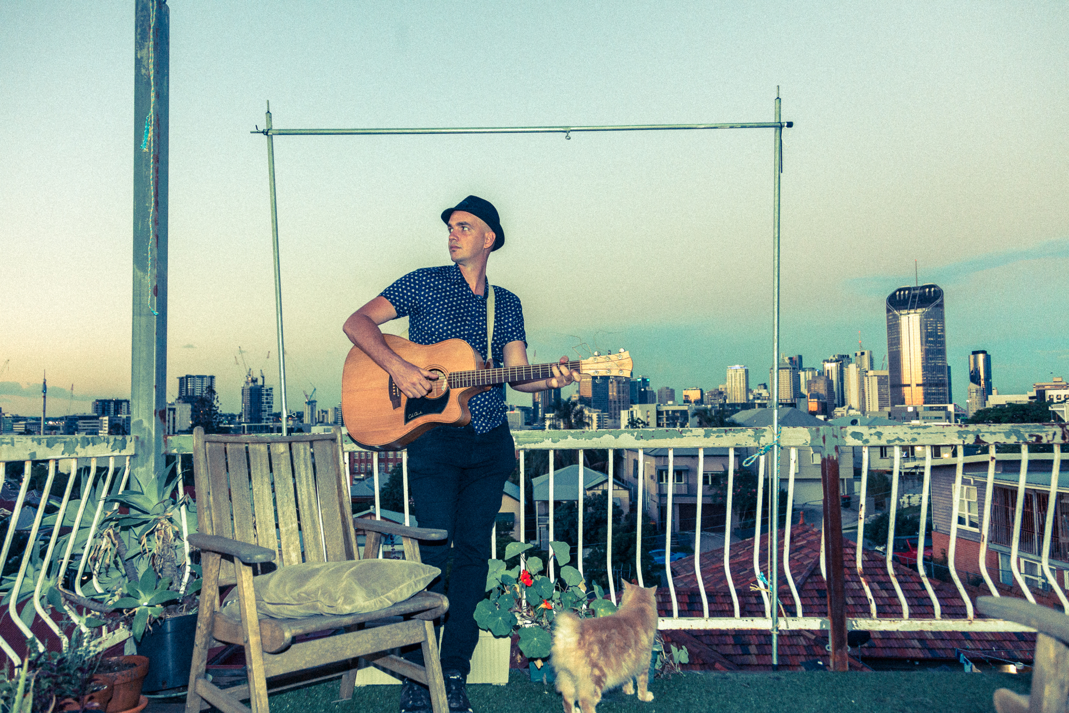 Lachlan Flanagan, folk singer in Brisbane, photo 2