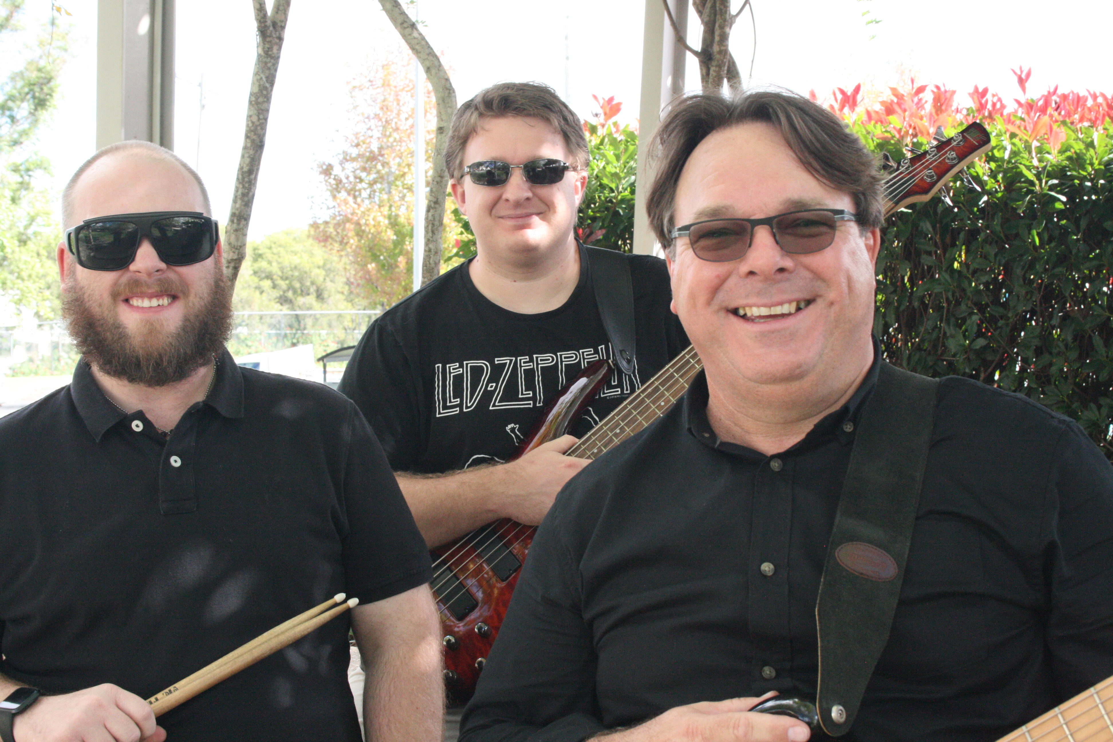 Ted Edwards, musical trio in Brisbane