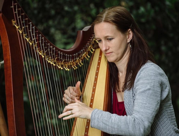 Brisbane Wedding Harpist B, harp player in Brisbane, photo 2