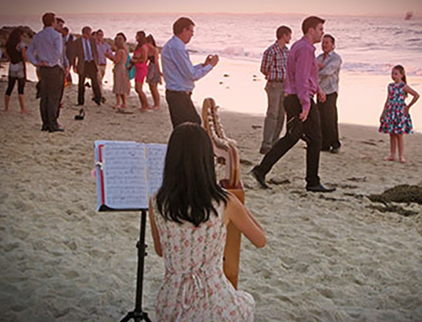 Brisbane Wedding Harpist C, harp player in Brisbane, photo 3