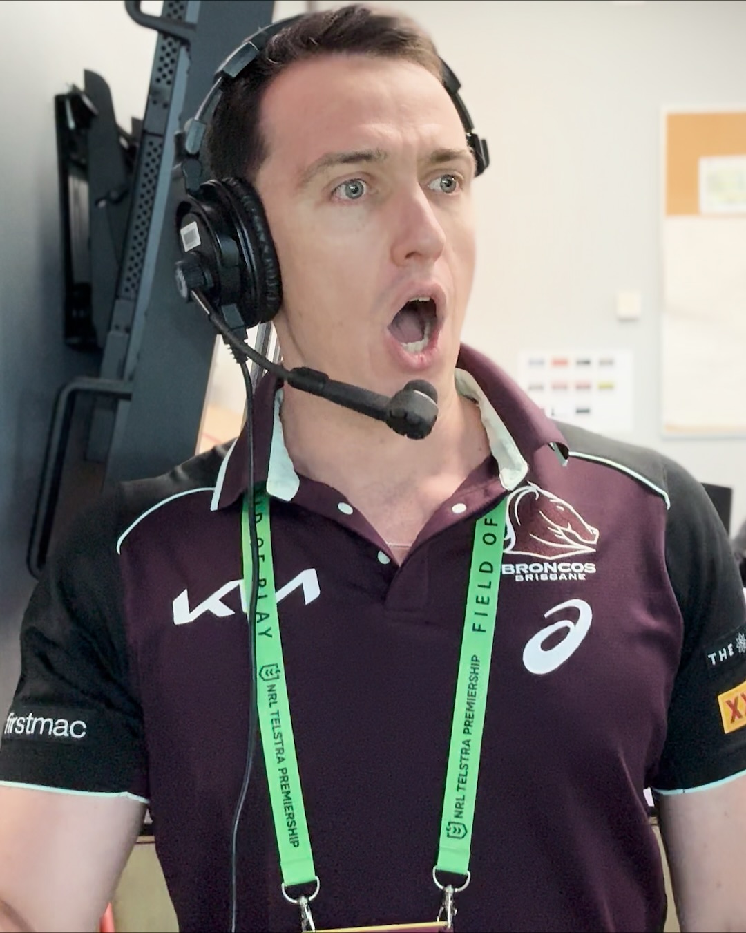 Nick Davis, mc-master of ceremonies in Brisbane