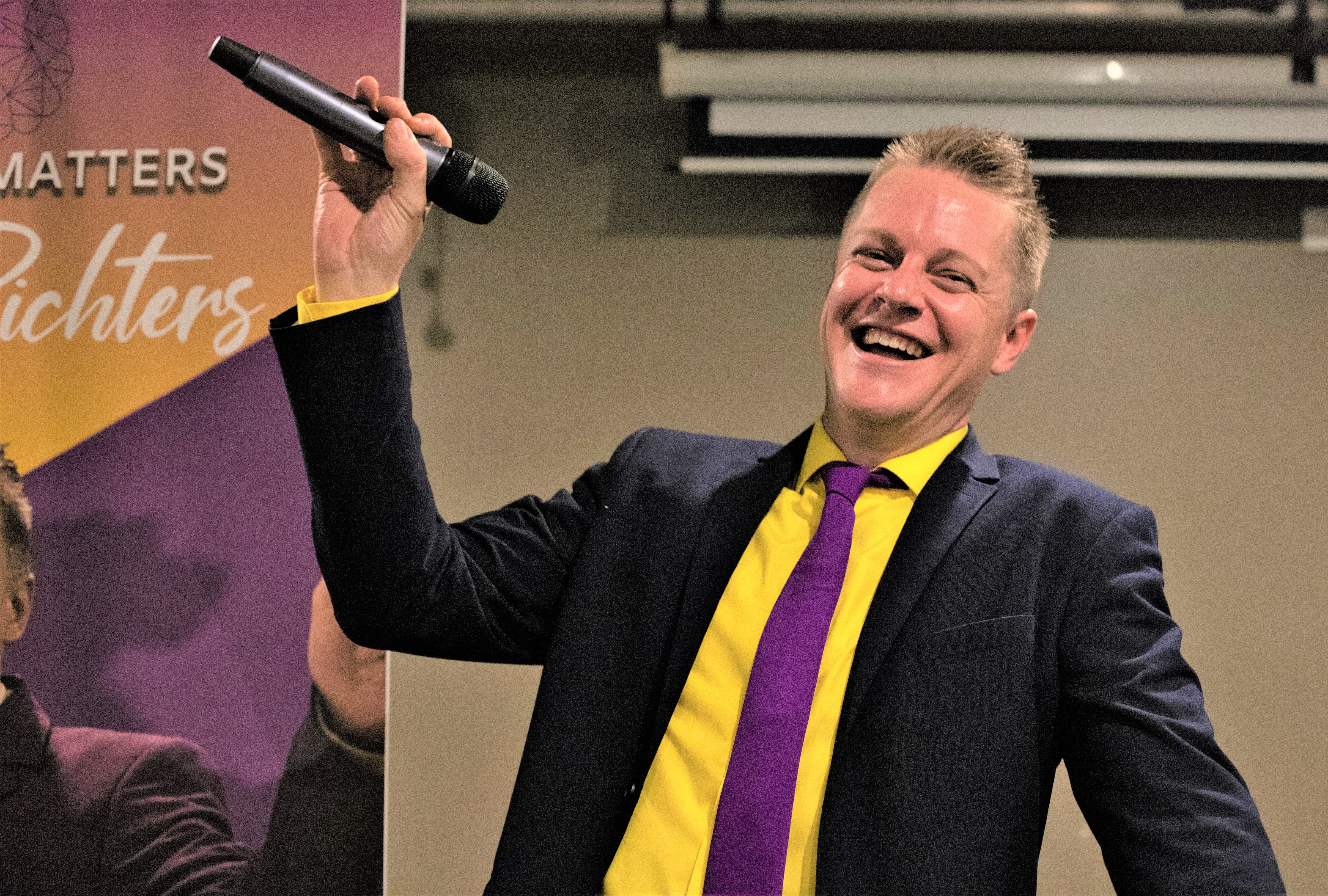 Motivate Your Team Off the Richter Scale, motivational speaker in Brisbane