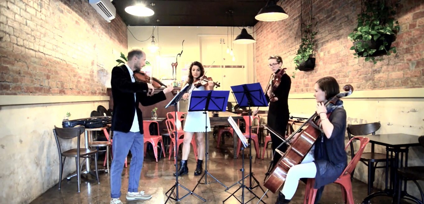 Sanctuary String Quartet, wedding band in Brisbane, photo 2