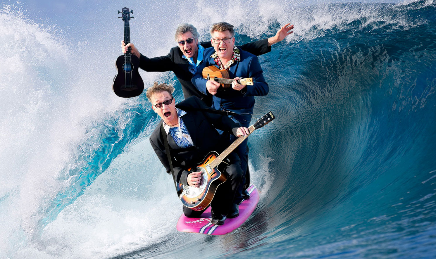 Aloha Baby Hawaiian Show, band in Byron Bay