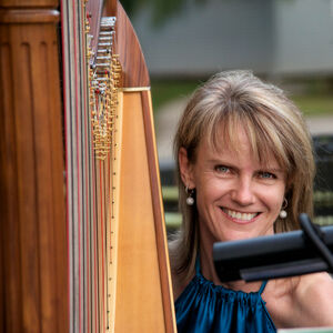 The Occaisional Harp, harp player in Darwin, photo 2