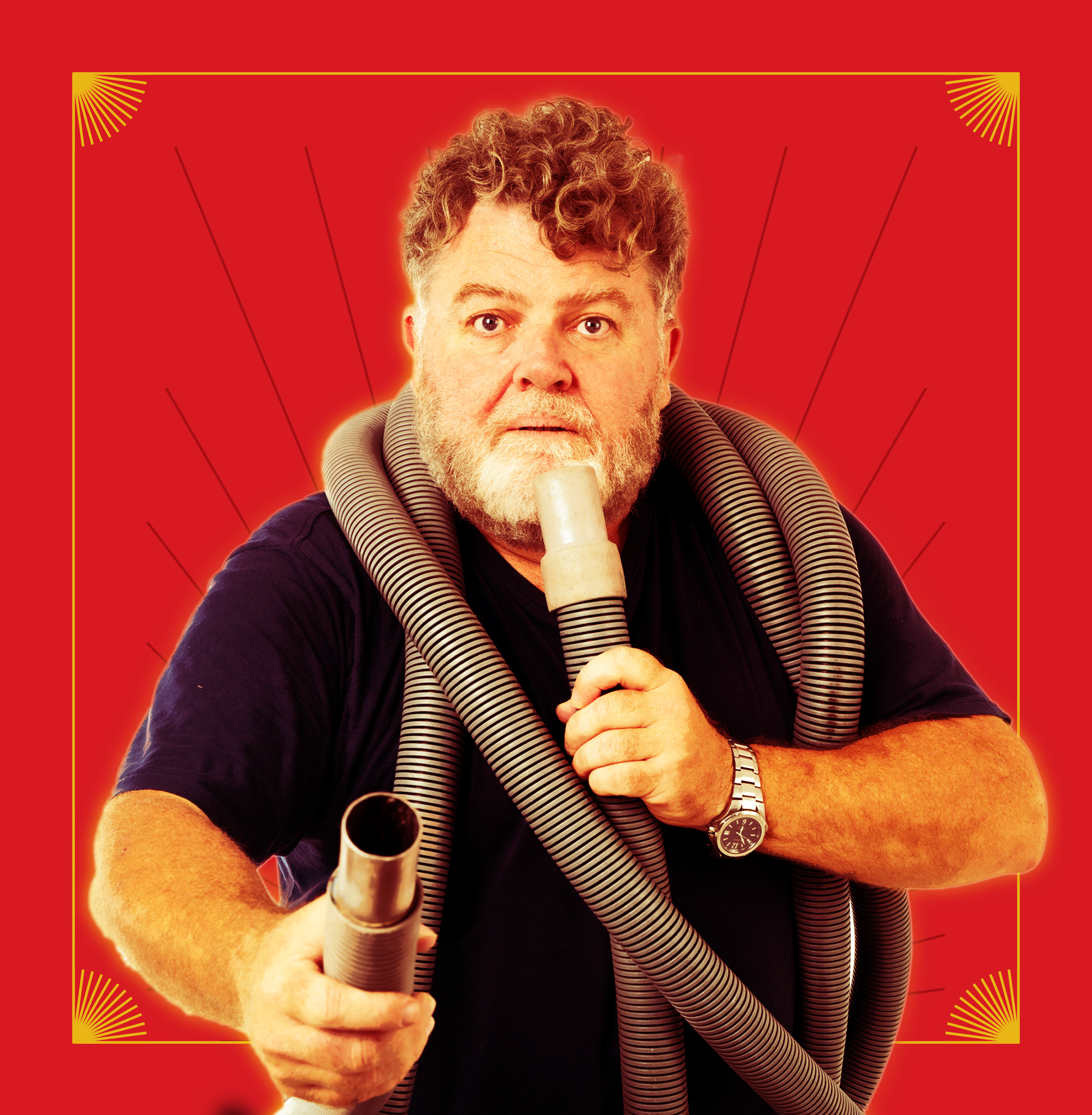 John Peacock, comedian in Lennox Head