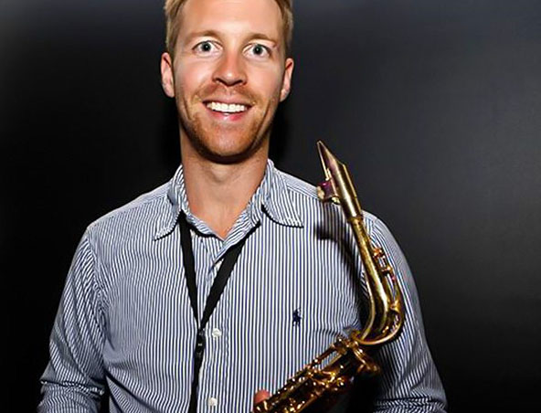 Jarrad, saxophone player in Melbourne