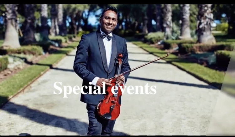 Rasika Hewage, violinist in Melbourne, photo 2