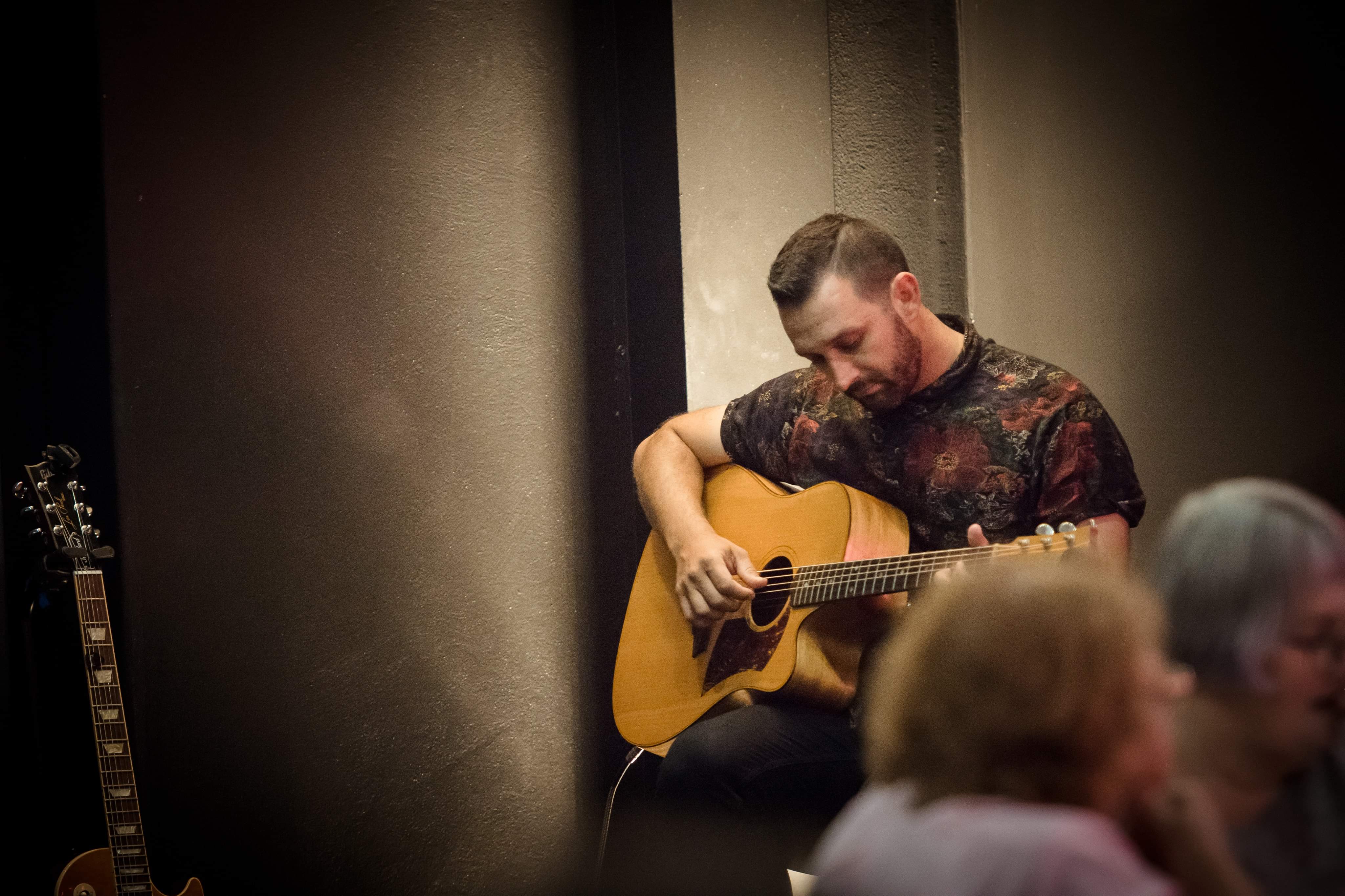 David Linehan, guitarist in Newcastle