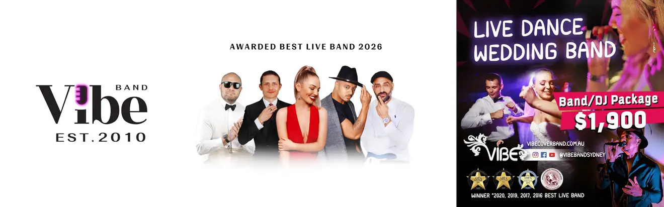 Vibe Party Band, wedding band in Sydney