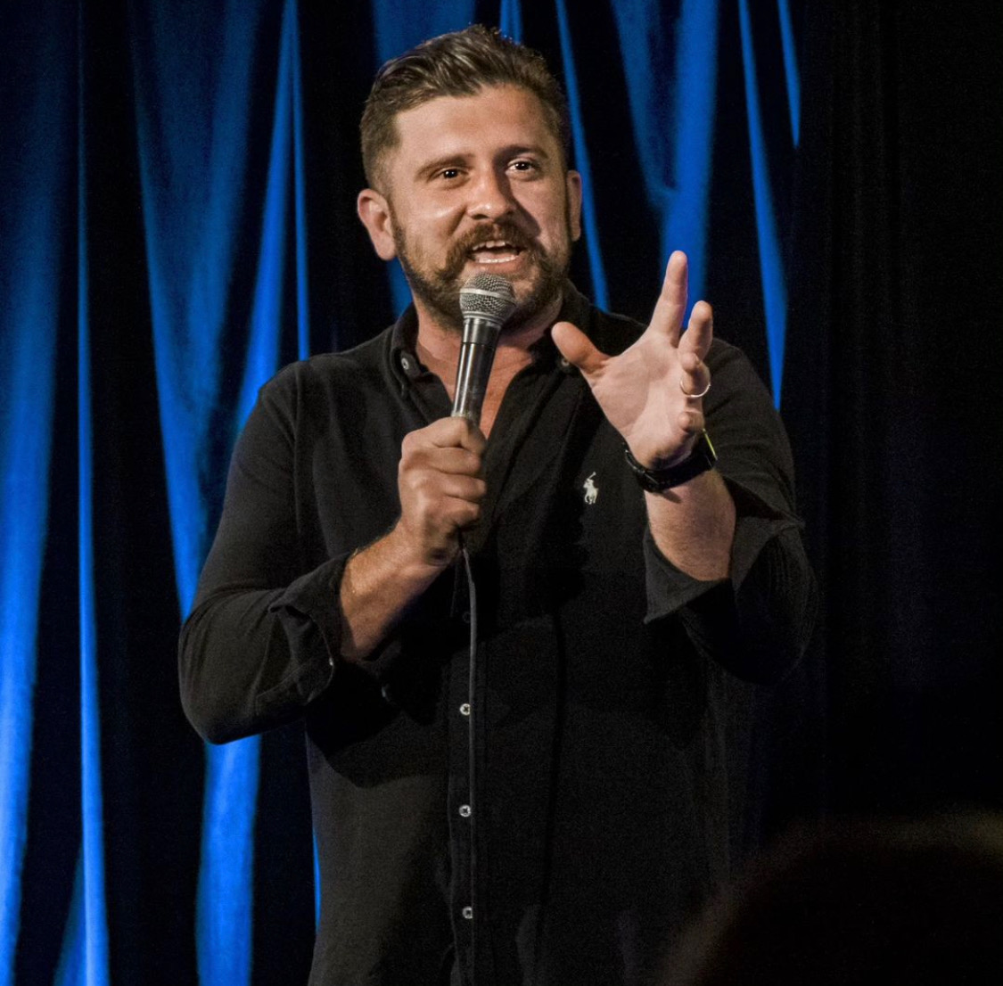 Grant Mushet, comedian in Perth