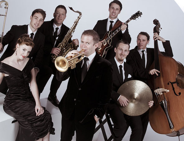 Adam Hall And The Velvet Playboys, jazz band in Perth