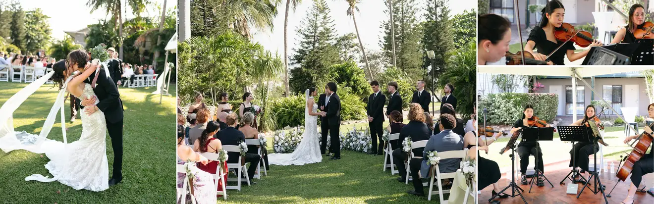 Melaleuca Strings, wedding band in QLD