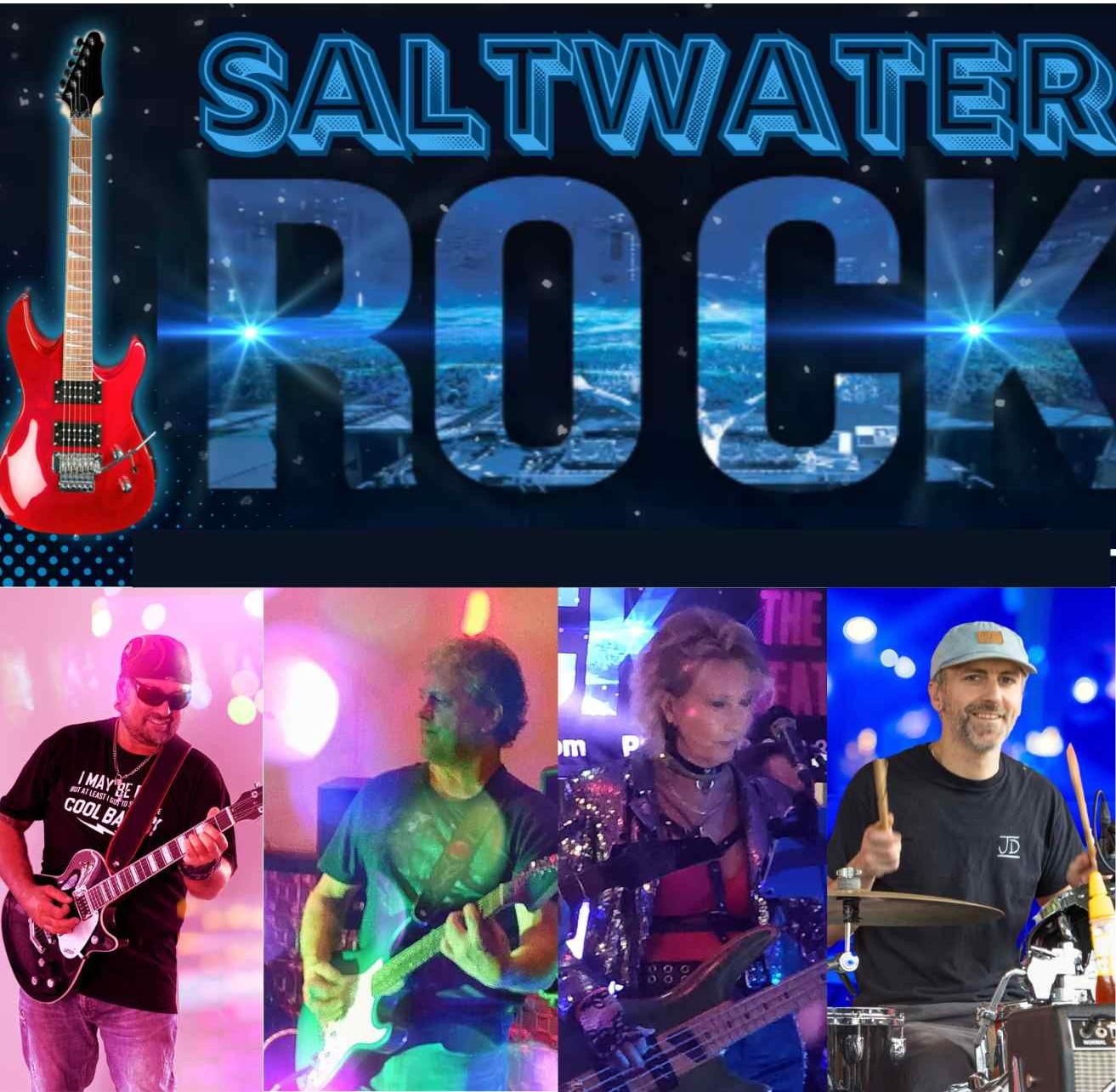 Saltwater Rock, cover band in Sunshine Coast