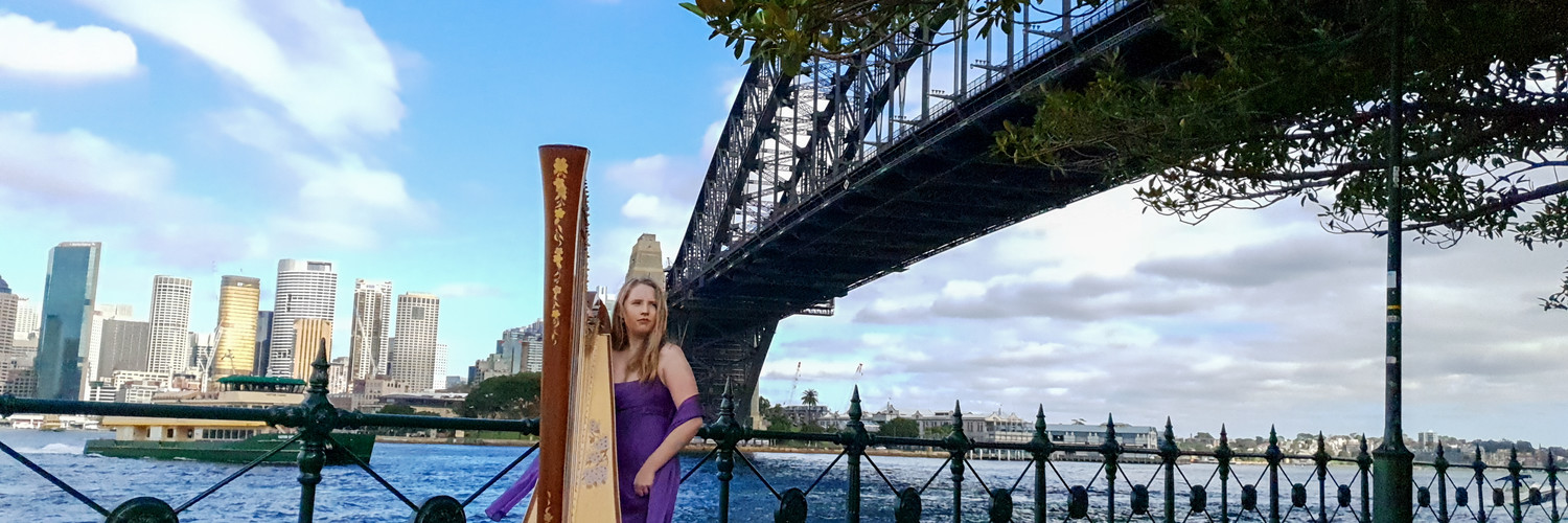 Kate Moloney, harp player in Sydney, photo 3