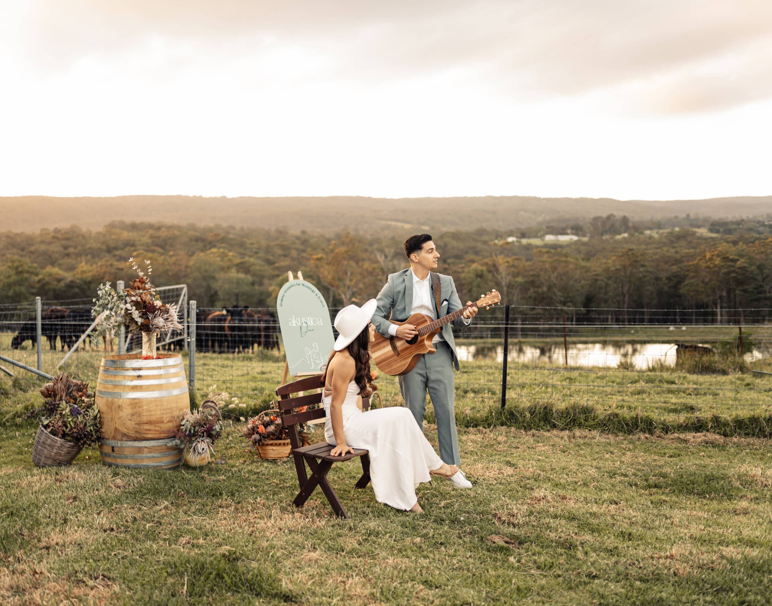 Akustica Duo, wedding band in Sydney