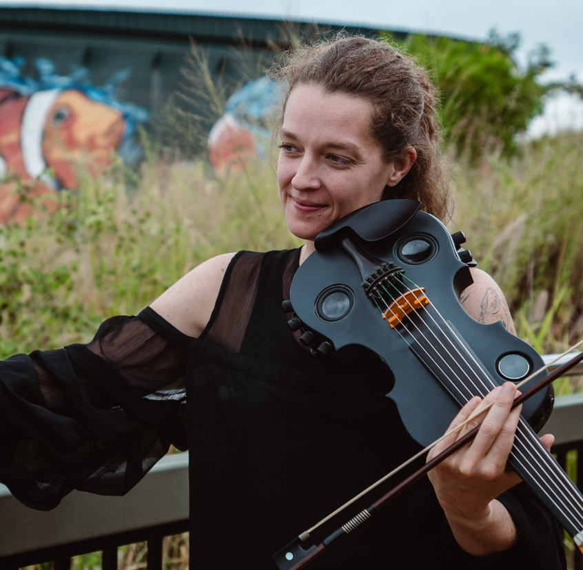 Katisha Adelaide, violinist in Townsville City