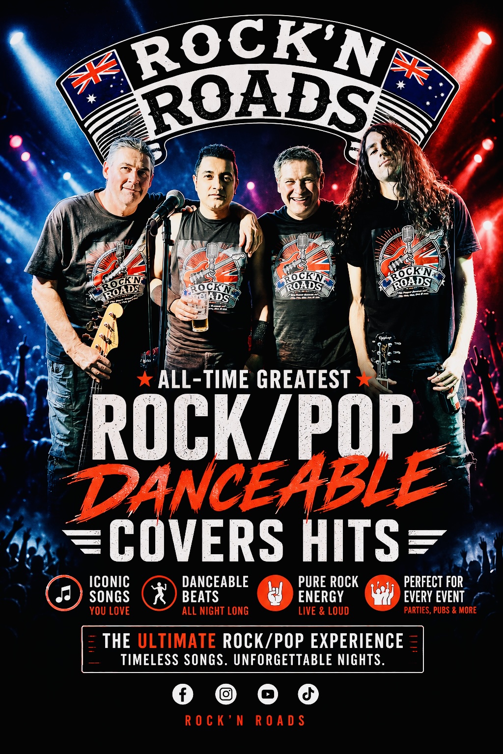 Rock'n Roads, cover band in Wollongong
