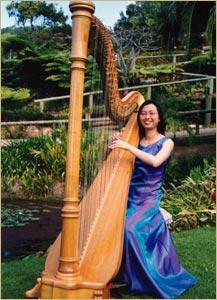 Harpist Cindy, harp player in Brisbane