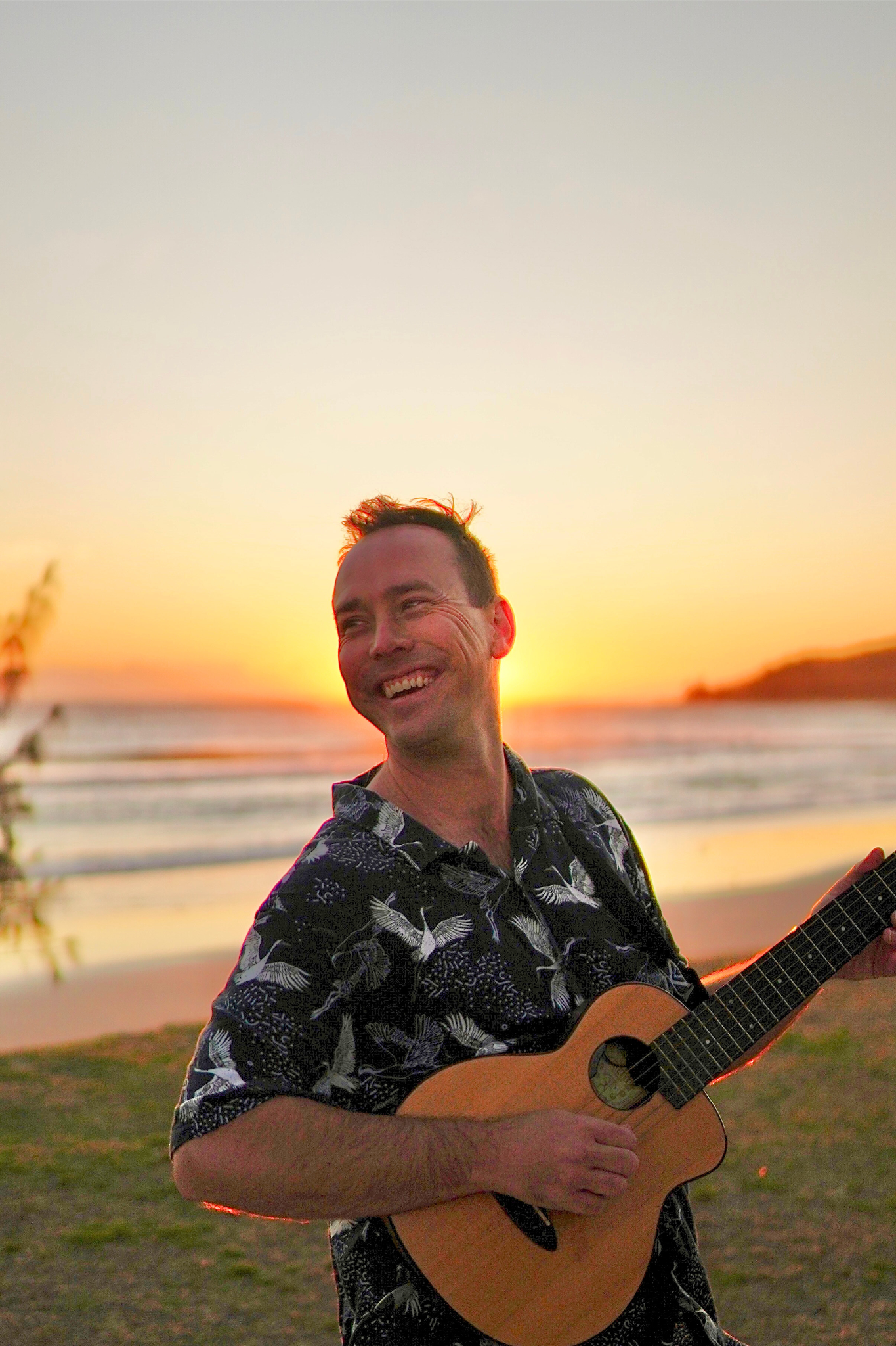 Mike Johnson, musical soloist in Byron Bay