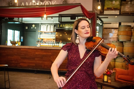 Leah Zweck, violinist in Adelaide